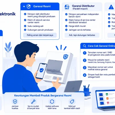 Cara Mengetahui Produk Elektronik Bergaransi Resmi atau Distributor: Panduan Lengkap
